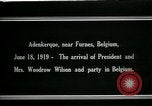 Immagine di Woodrow Wilson Adinkerque Belgio, 1919, secondo 6 filmato di repertorio 65675026984