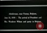 Immagine di Woodrow Wilson Adinkerque Belgio, 1919, secondo 9 filmato di repertorio 65675026984