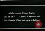 Immagine di Woodrow Wilson Adinkerque Belgio, 1919, secondo 15 filmato di repertorio 65675026984