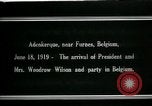 Immagine di Woodrow Wilson Adinkerque Belgio, 1919, secondo 16 filmato di repertorio 65675026984