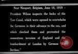 Immagine di Woodrow Wilson Nieuwpoort Belgio, 1919, secondo 4 filmato di repertorio 65675026986