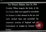 Immagine di Woodrow Wilson Nieuwpoort Belgio, 1919, secondo 5 filmato di repertorio 65675026986