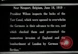 Immagine di Woodrow Wilson Nieuwpoort Belgio, 1919, secondo 6 filmato di repertorio 65675026986