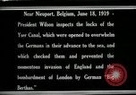 Immagine di Woodrow Wilson Nieuwpoort Belgio, 1919, secondo 10 filmato di repertorio 65675026986