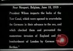 Immagine di Woodrow Wilson Nieuwpoort Belgio, 1919, secondo 12 filmato di repertorio 65675026986