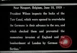 Immagine di Woodrow Wilson Nieuwpoort Belgio, 1919, secondo 13 filmato di repertorio 65675026986