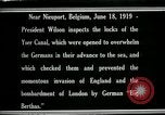 Immagine di Woodrow Wilson Nieuwpoort Belgio, 1919, secondo 14 filmato di repertorio 65675026986