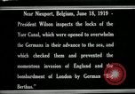 Immagine di Woodrow Wilson Nieuwpoort Belgio, 1919, secondo 15 filmato di repertorio 65675026986