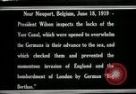 Immagine di Woodrow Wilson Nieuwpoort Belgio, 1919, secondo 17 filmato di repertorio 65675026986