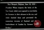 Immagine di Woodrow Wilson Nieuwpoort Belgio, 1919, secondo 18 filmato di repertorio 65675026986