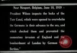 Immagine di Woodrow Wilson Nieuwpoort Belgio, 1919, secondo 19 filmato di repertorio 65675026986
