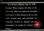 Immagine di Woodrow Wilson Nieuwpoort Belgio, 1919, secondo 20 filmato di repertorio 65675026986