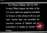 Immagine di Woodrow Wilson Nieuwpoort Belgio, 1919, secondo 24 filmato di repertorio 65675026986