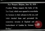 Immagine di Woodrow Wilson Nieuwpoort Belgio, 1919, secondo 27 filmato di repertorio 65675026986