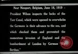 Immagine di Woodrow Wilson Nieuwpoort Belgio, 1919, secondo 30 filmato di repertorio 65675026986