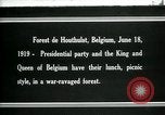Standbild Woodrow Wilson Houthulst Wald Belgien, 1919, aus Sekunde 1 historischem Filmmaterial Videoclip 65675026988