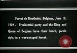 Standbild Woodrow Wilson Houthulst Wald Belgien, 1919, aus Sekunde 3 historischem Filmmaterial Videoclip 65675026988