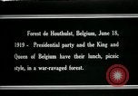 Standbild Woodrow Wilson Houthulst Wald Belgien, 1919, aus Sekunde 6 historischem Filmmaterial Videoclip 65675026988