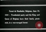 Standbild Woodrow Wilson Houthulst Wald Belgien, 1919, aus Sekunde 12 historischem Filmmaterial Videoclip 65675026988