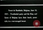 Standbild Woodrow Wilson Houthulst Wald Belgien, 1919, aus Sekunde 21 historischem Filmmaterial Videoclip 65675026988