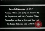 Image Woodrow Wilson Ypres en Belgique, 1919, de la seconde 4 séquences d'archives historiques vidéo 65675026989