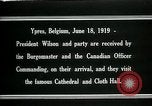 Image Woodrow Wilson Ypres en Belgique, 1919, de la seconde 6 séquences d'archives historiques vidéo 65675026989