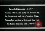 Image Woodrow Wilson Ypres en Belgique, 1919, de la seconde 11 séquences d'archives historiques vidéo 65675026989