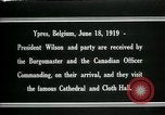 Image Woodrow Wilson Ypres en Belgique, 1919, de la seconde 14 séquences d'archives historiques vidéo 65675026989