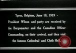 Image Woodrow Wilson Ypres en Belgique, 1919, de la seconde 23 séquences d'archives historiques vidéo 65675026989