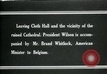 Standbild Woodrow Wilson Ieper Belgien, 1919, aus Sekunde 3 historischem Filmmaterial Videoclip 65675026990