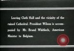 Standbild Woodrow Wilson Ieper Belgien, 1919, aus Sekunde 4 historischem Filmmaterial Videoclip 65675026990