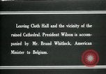 Standbild Woodrow Wilson Ieper Belgien, 1919, aus Sekunde 5 historischem Filmmaterial Videoclip 65675026990