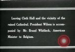 Standbild Woodrow Wilson Ieper Belgien, 1919, aus Sekunde 14 historischem Filmmaterial Videoclip 65675026990