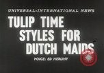 Immagine di Modelli olandese Holland Olanda, 1954, secondo 5 filmato di repertorio 65675026997