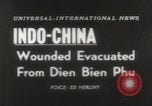 Immagine di Air drop di forniture mediche e cura dei feriti Dien Bien Phu Vietnam, 1954, secondo 21 filmato di repertorio 65675026999