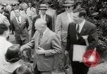 Standbild Präsident Eisenhower Charlotte North Carolina USA, 1954, aus Sekunde 26 historischem Filmmaterial Videoclip 65675027000