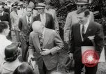 Standbild Präsident Eisenhower Charlotte North Carolina USA, 1954, aus Sekunde 27 historischem Filmmaterial Videoclip 65675027000