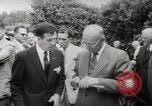 Standbild Präsident Eisenhower Charlotte North Carolina USA, 1954, aus Sekunde 34 historischem Filmmaterial Videoclip 65675027000