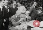 Standbild Präsident Eisenhower Charlotte North Carolina USA, 1954, aus Sekunde 39 historischem Filmmaterial Videoclip 65675027000