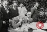 Standbild Präsident Eisenhower Charlotte North Carolina USA, 1954, aus Sekunde 40 historischem Filmmaterial Videoclip 65675027000