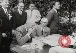 Standbild Präsident Eisenhower Charlotte North Carolina USA, 1954, aus Sekunde 42 historischem Filmmaterial Videoclip 65675027000