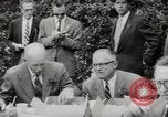 Standbild Präsident Eisenhower Charlotte North Carolina USA, 1954, aus Sekunde 48 historischem Filmmaterial Videoclip 65675027000
