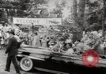 Standbild Präsident Eisenhower Charlotte North Carolina USA, 1954, aus Sekunde 52 historischem Filmmaterial Videoclip 65675027000