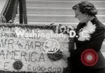 Standbild Frau Eisenhower Washington DC USA, 1954, aus Sekunde 3 historischem Filmmaterial Videoclip 65675027001