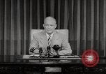 Immagine di Il presidente Eisenhower Washington DC White House USA, 1954, secondo 12 filmato di repertorio 65675027006