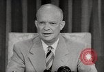 Immagine di Il presidente Eisenhower Washington DC White House USA, 1954, secondo 40 filmato di repertorio 65675027006