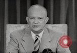 Immagine di Il presidente Eisenhower Washington DC White House USA, 1954, secondo 45 filmato di repertorio 65675027006