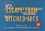 Image of a fighter jet rapidly sinking in water United States USA, 1965, second 19 stock footage video 65675027018