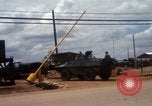 Image of V-100 armored Commando car Long Binh Vietnam, 1967, second 24 stock footage video 65675027025