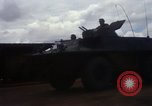 Image of V-100 armored Commando car Long Binh Vietnam, 1967, second 32 stock footage video 65675027025